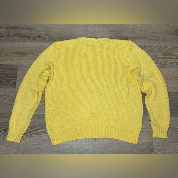 Polo by Ralph Lauren men’s L Large yellow sweater - Picture 2 of 6